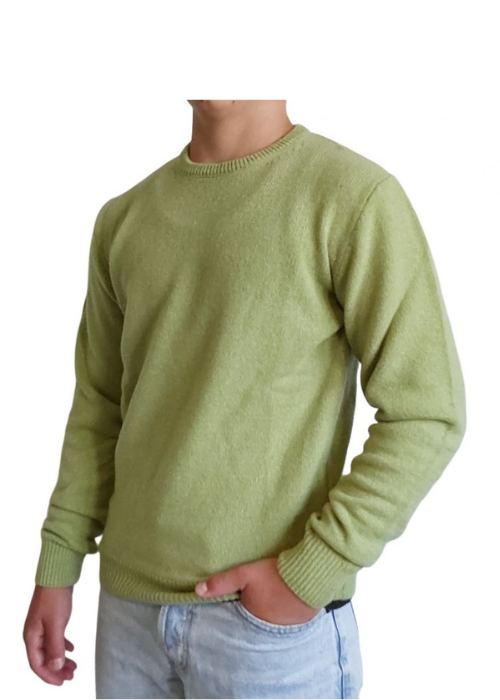 Maglia Uomo Girocollo Cashmere Rigenerato Finezza 7-12