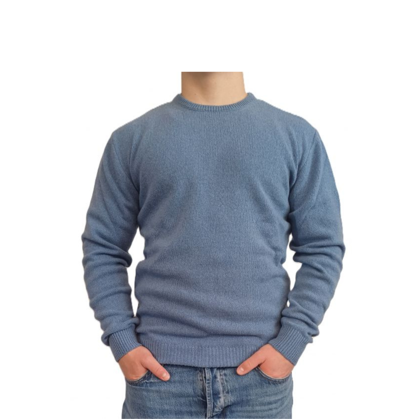 Maglia Uomo Girocollo Cashmere Rigenerato Finezza 7-5