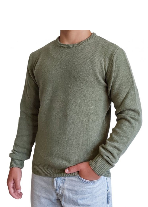 Maglia Uomo Girocollo Cashmere Rigenerato Finezza 7-14