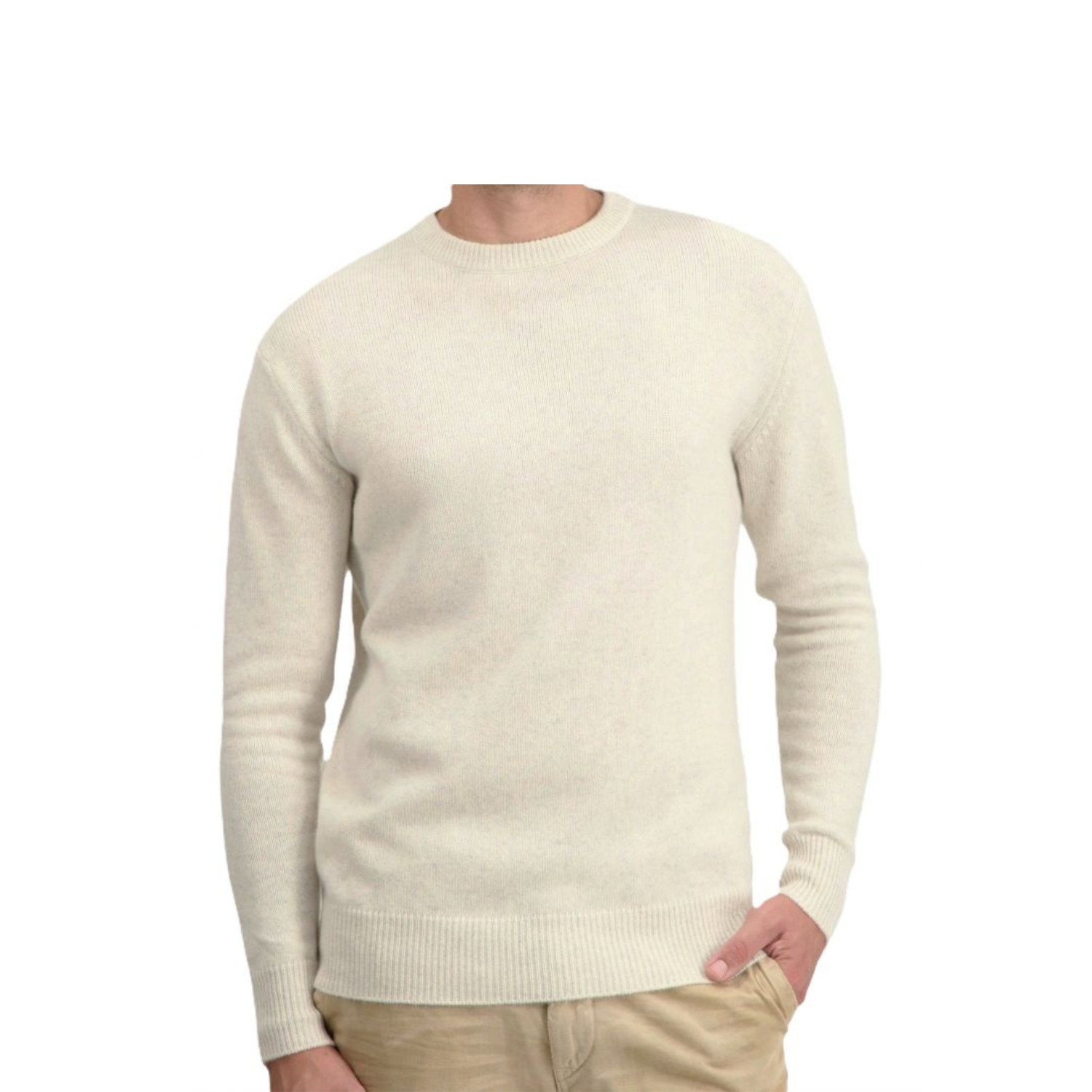 Maglia Uomo Girocollo Cashmere Rigenerato Finezza 7-11