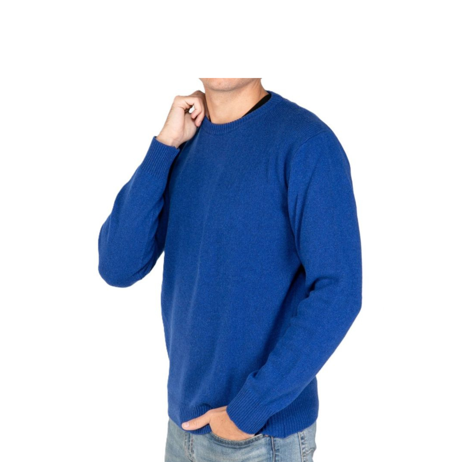 Maglia Uomo Girocollo Cashmere Rigenerato Finezza 7-8