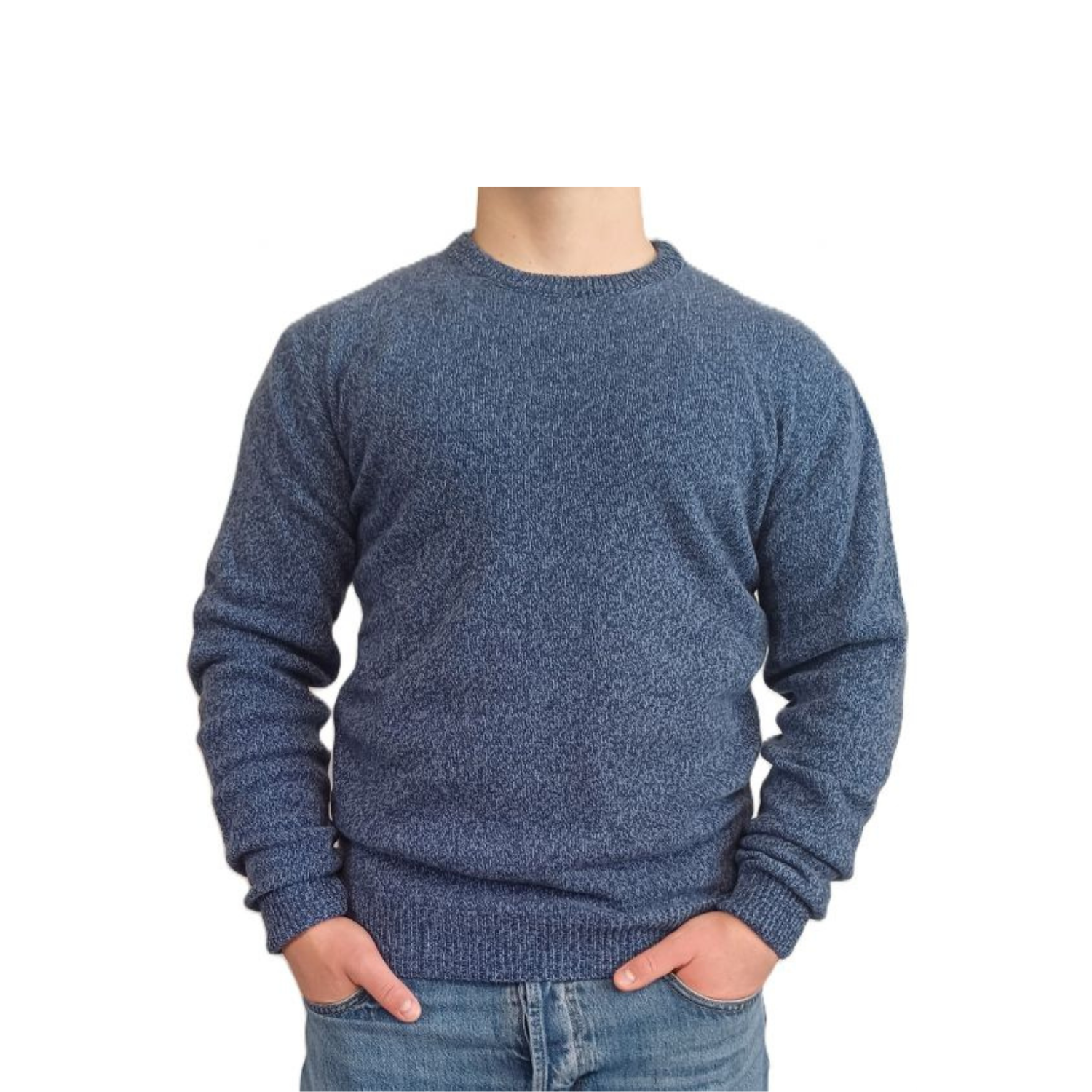 Maglia Uomo Girocollo Cashmere Rigenerato Finezza 7-6