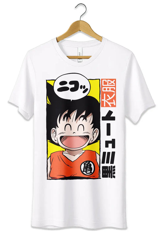 T-Shirt Maglietta Goku Bambino Dragon Ball Manga Style-0