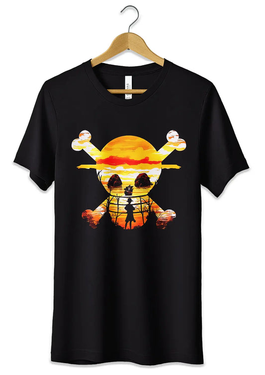 T-Shirt Maglietta Luffy Rubber Mugiwara One Piece-0