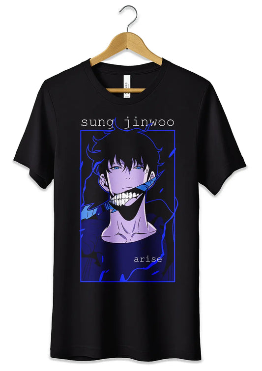 T-Shirt Maglietta Sung JinWoo Arise Solo Leveling-0
